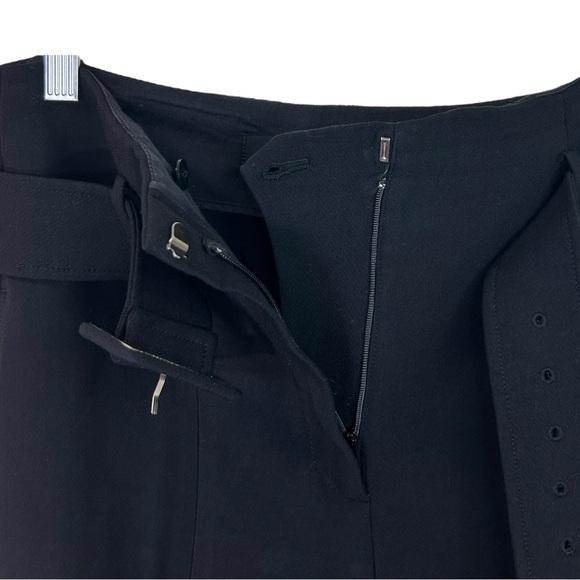 Theory - Women’s Belted Cigarette ‘Camogie’ Pant, Slim-Fit, Career, Black Size 4 - Picture 11 of 14